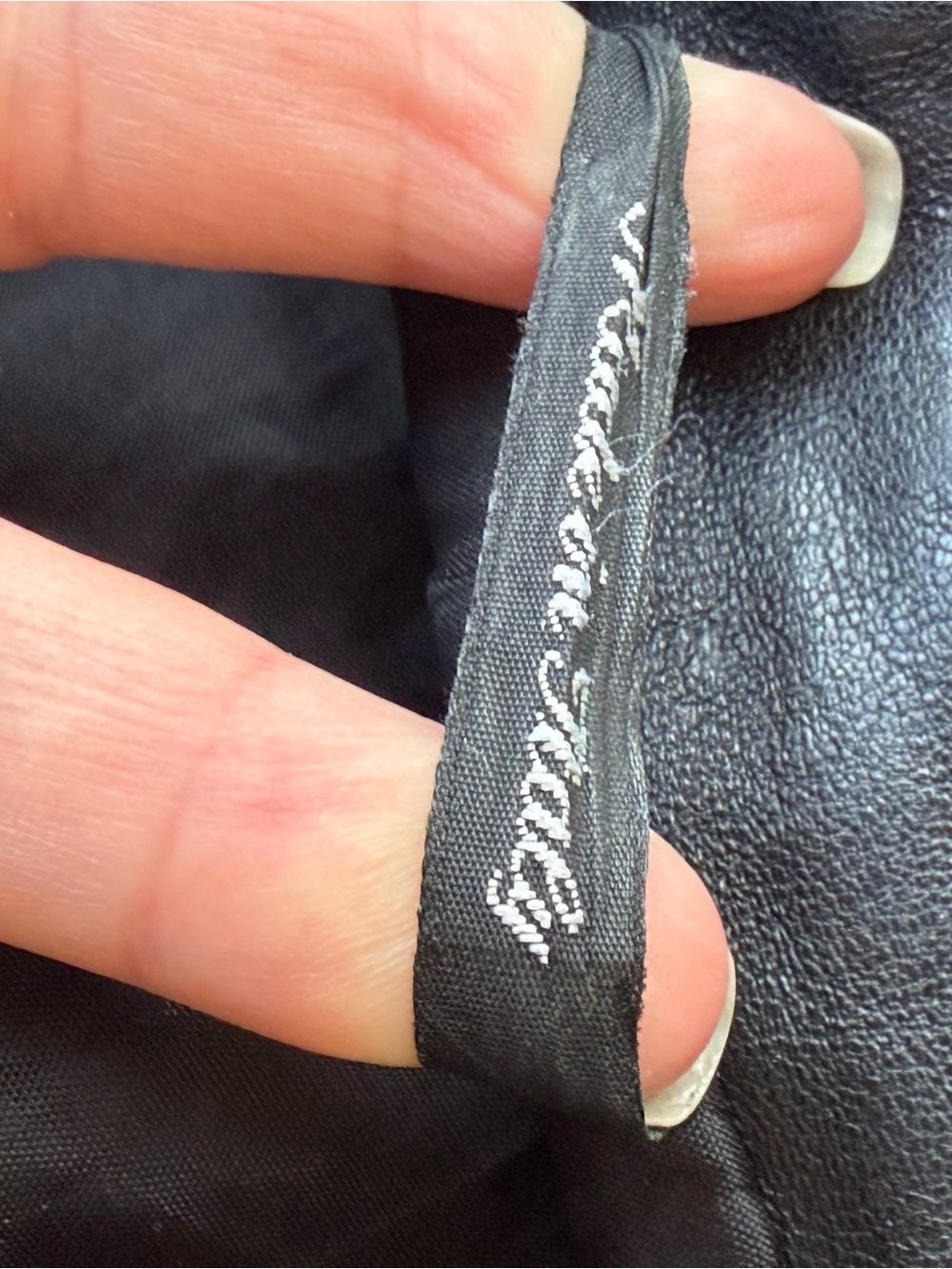 Canali Vintage Black Leather Jacket - Picture 7 of 7